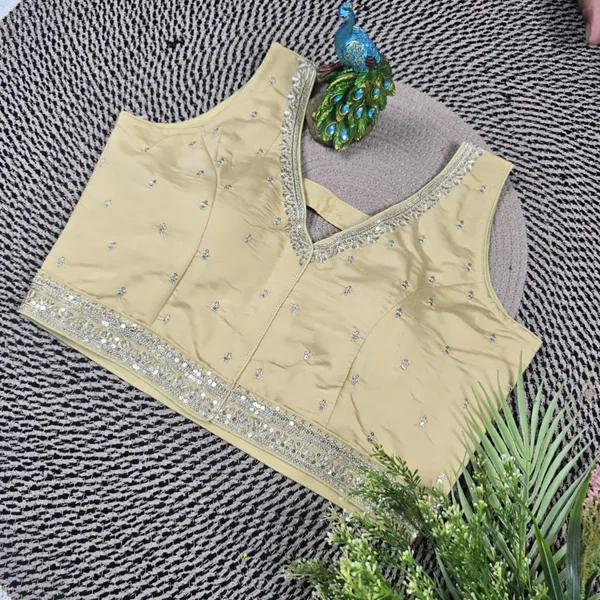 Gold_Fancy_Pure_Silk_Blouse
