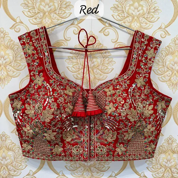 Red_Timoslub_Silk_Embroidered_Stitched_Bridal_Blouse_|_For_Women