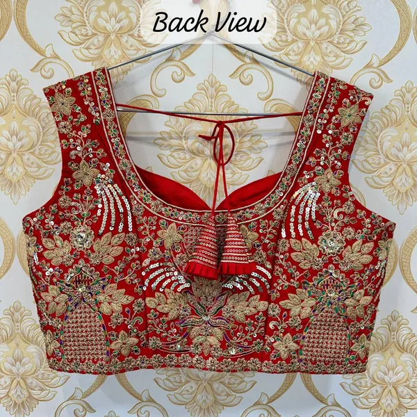 Red_Timoslub_Silk_Embroidered_Stitched_Bridal_Blouse_|_For_Women