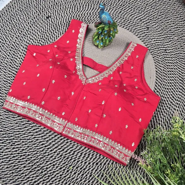 Red_Fancy_Pure_Silk_Blouse