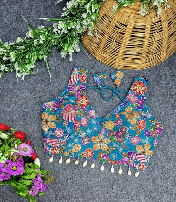 Viscose_Pojisan_Blouse_Partywear_Blouse