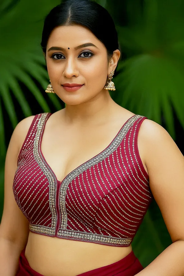 Maroon_Fancy_Pure_Cotton_Blouse