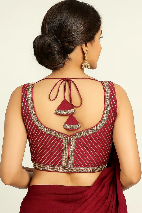 Maroon_Fancy_Pure_Cotton_Blouse