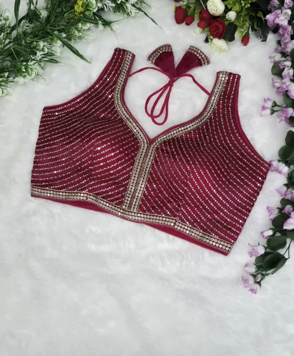 Maroon_Fancy_Pure_Cotton_Blouse