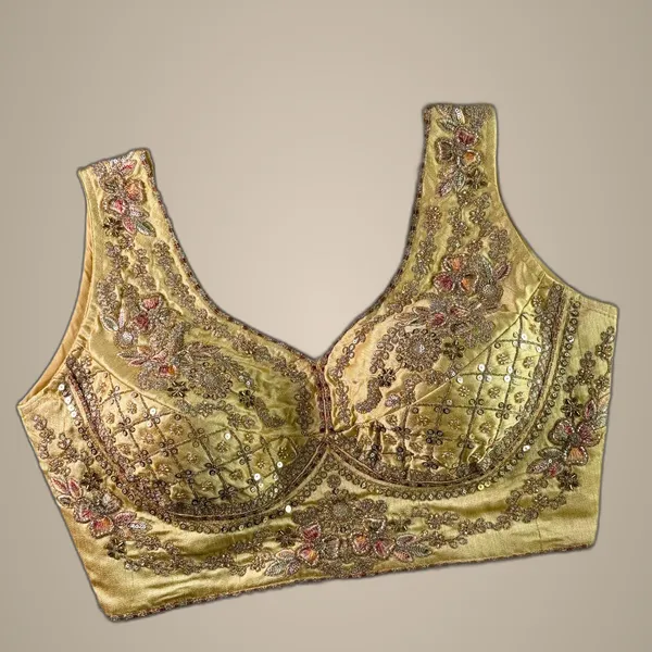 Gold_Italian_Silk_Embroidered_Stitched_Bridal_Blouse_|_For_Women