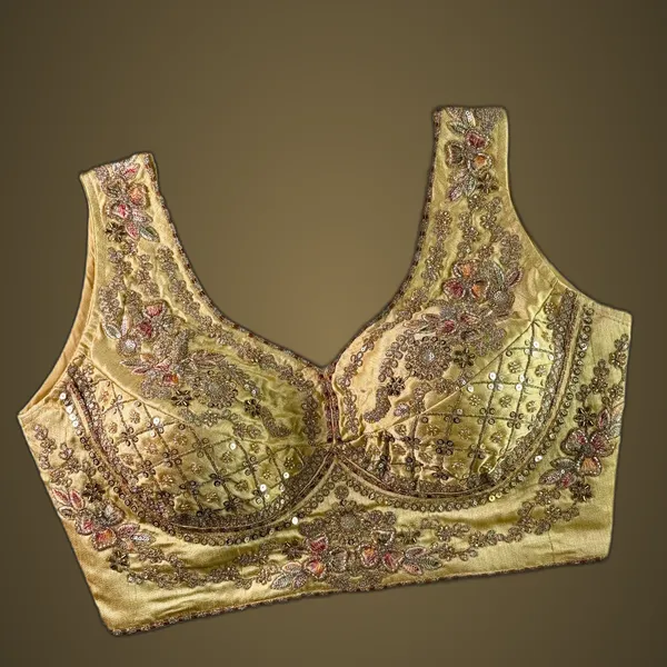 Gold_Italian_Silk_Embroidered_Stitched_Bridal_Blouse_|_For_Women