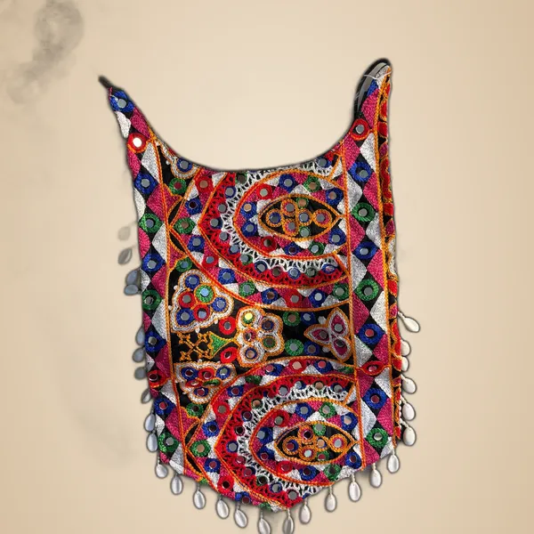 Black_Cotton_Embroidered_Stitched_Spaghetti_Blouse_|_For_Women