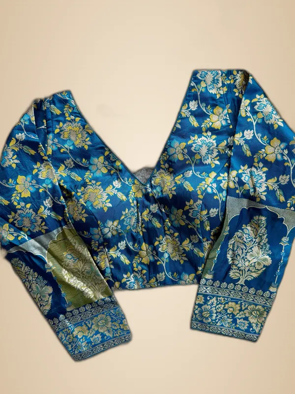 Morpeach_Dola_Silk_Party_Wear_Embroidered_Stitched_Blouse_|_For_Women