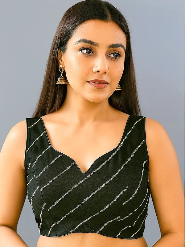 Heavy_Jari_Embroidery_&_Sequence_Work_Party_Wear_Blouse