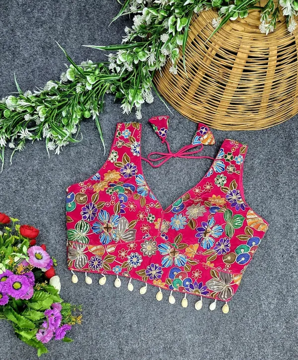 Viscose_Pojisan_Blouse_Partywear_Blouse