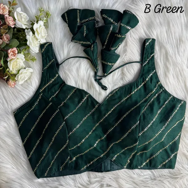 Heavy_Jari_Embroidery_&_Sequence_Work_Party_Wear_Blouse