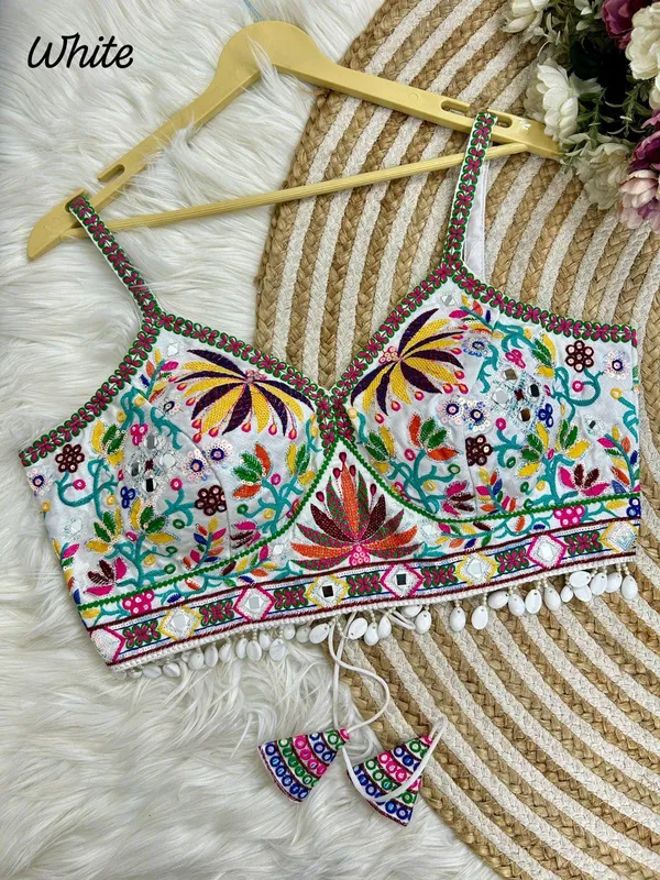 White_Italian_Silk_Embroidered_Stitched_Blouse_|_For_Women