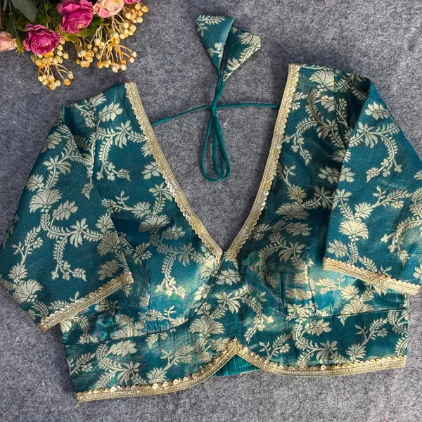 Rama_Cosmos_Jacquard_Silk_Embroidered_Stitched_Blouse_|_For_Women