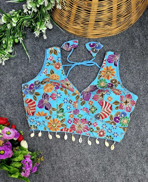 Viscose_Pojisan_Blouse_Partywear_Blouse