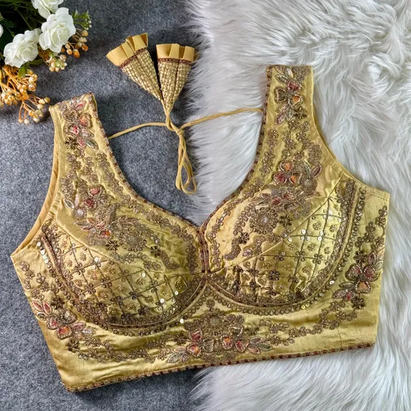 Gold_Italian_Silk_Embroidered_Stitched_Bridal_Blouse_|_For_Women