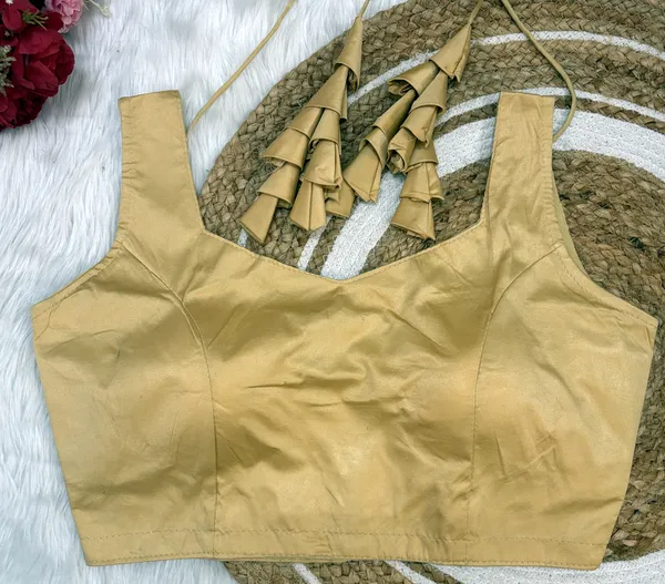 Gold_Silk_Blouse_With_Bunch_Latkans
