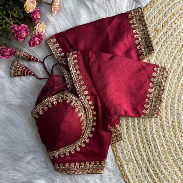 Maroon_Beautiful_Heavy_Work_Masaba_Style_Bridal__Blouse