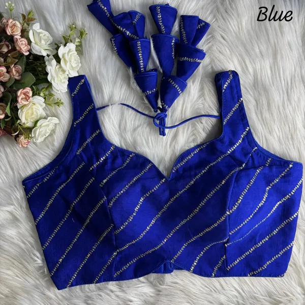 Heavy_Jari_Embroidery_&_Sequence_Work_Party_Wear_Blouse