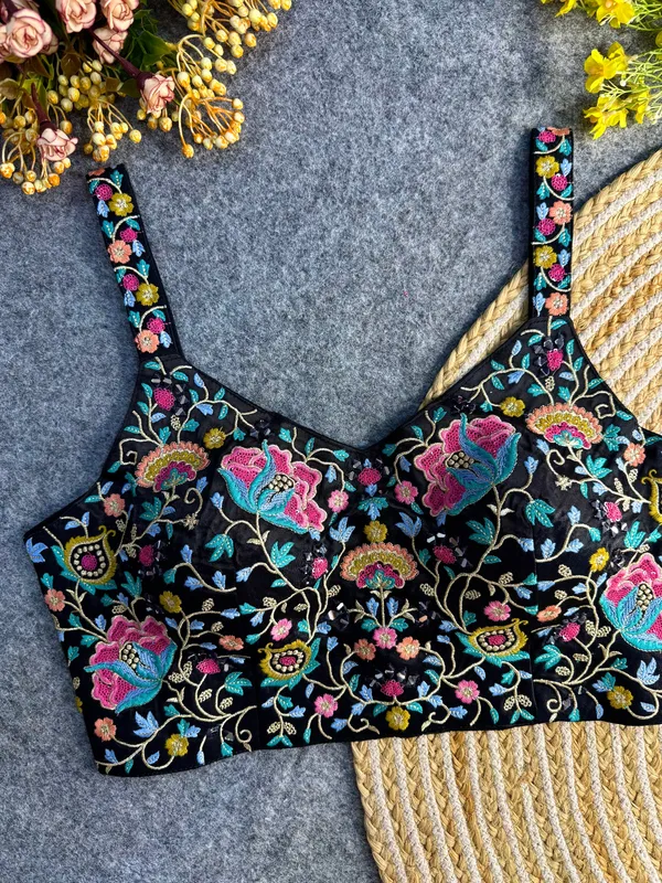 Black_Multi_Mirror_Work_Spaghetti_Style_Blouse