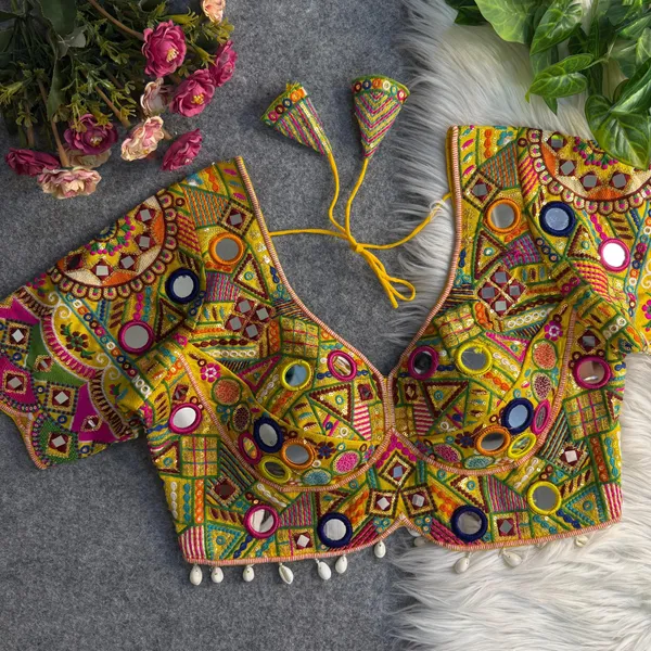 Yellow_Embroidered_Stitched_Apple_Cut_Blouse_|_For_Women
