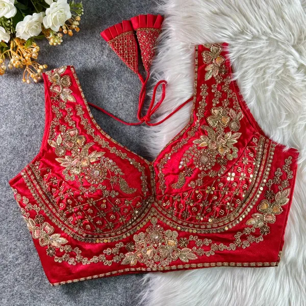 Red_Italian_Silk_Embroidered_Stitched_Bridal_Blouse_|_For_Women