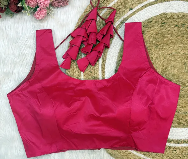 Rani_Satin_Silk_Blouse_With_Bunch_Latkans