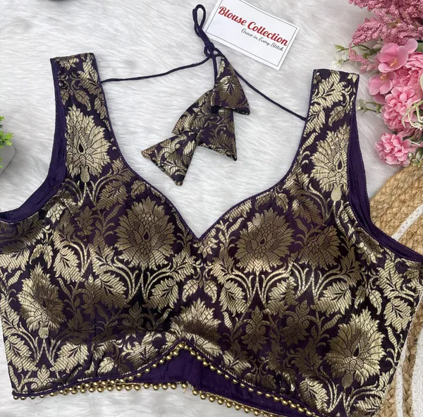 Purple_Designer_Banarasi_Silk_Blouse