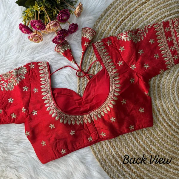 Red_Heavy_Zari_Embroidery_&_Sequence_Work_Blouse_|_For_Women