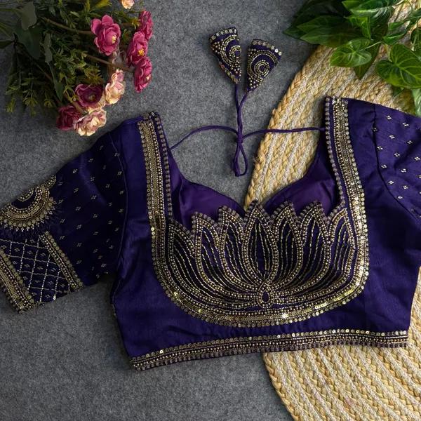 Purple_Italian_Silk_Embroidered_Stitched_Bridal_Blouse_|_For_Women