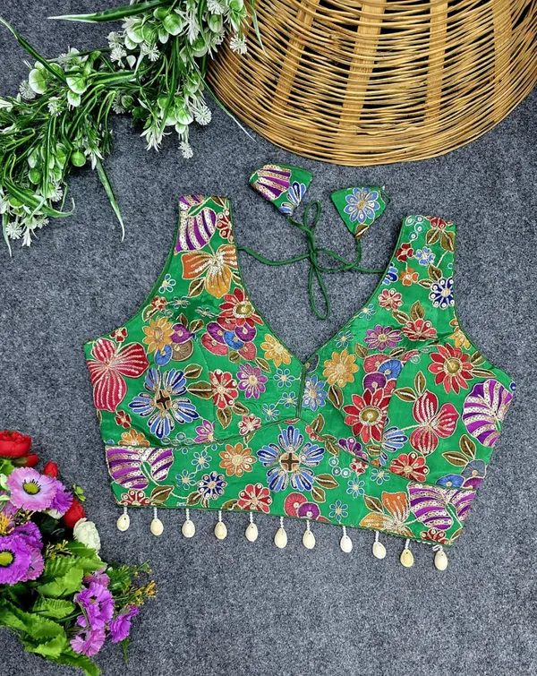 Viscose_Pojisan_Blouse_Partywear_Blouse