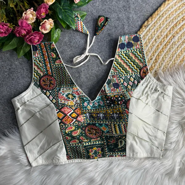 White_Rayon_Cotton_Blend_Printed_Gotta_Work_Stitched_Blouse_|_For_Women