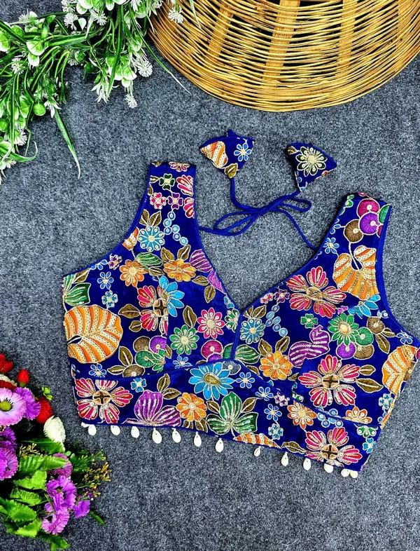 Viscose_Pojisan_Blouse_Partywear_Blouse