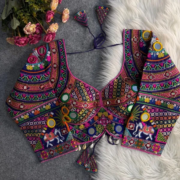 Purple_Mirror_Work_Long_Sleeves_Stitched_Blouse_|_For_Women