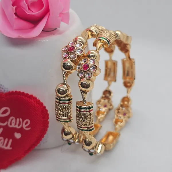 Golden_Brass_Premium_And_Elegant_Embedded_Stones_Design_Bangle_For_Women