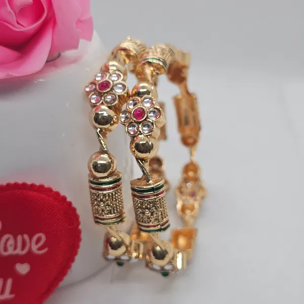 Golden_Brass_Premium_And_Elegant_Embedded_Stones_Design_Bangle_For_Women