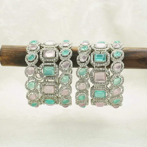Rhodium_Alloy_Premium_And_Elegant_Crystal_Borders_Design_Bangle_For_Women