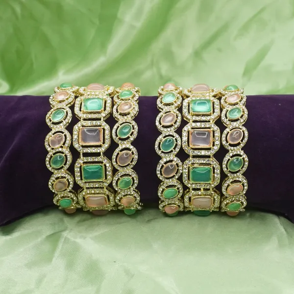 Golden_Alloy_Premium_And_Elegant_Crystal_Borders_Design_Bangle_For_Women