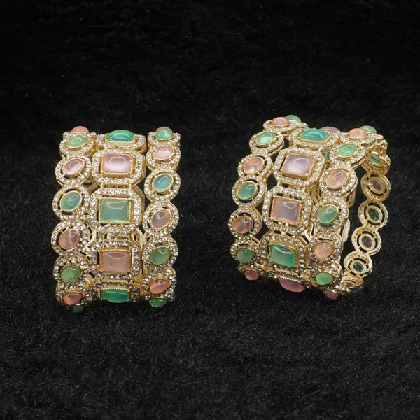 Golden_Alloy_Premium_And_Elegant_Crystal_Borders_Design_Bangle_For_Women