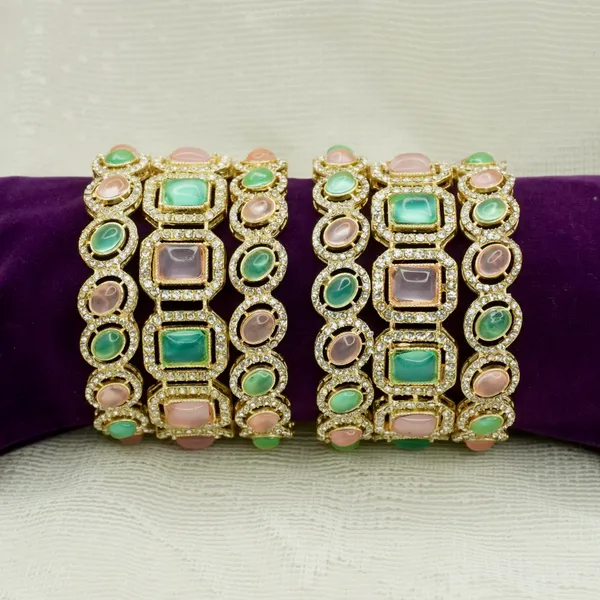 Golden_Alloy_Premium_And_Elegant_Crystal_Borders_Design_Bangle_For_Women