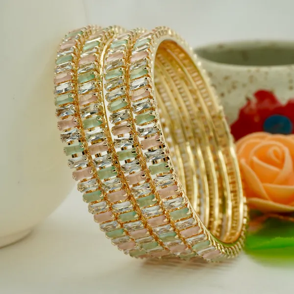 Mint_Mix_Premium_And_Elegant_Ruby_Grid_Design_Bangle_For_Women