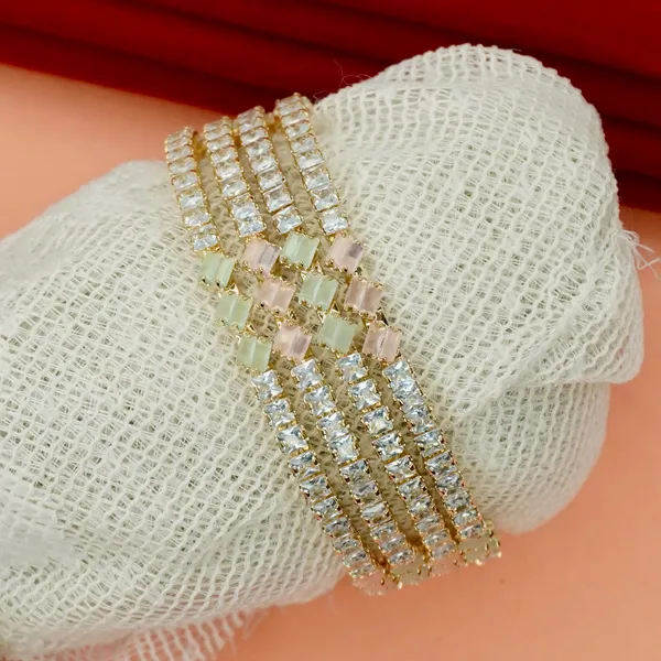 Golden_Brass_Premium_And_Elegant_Criss_Cross_Pastel_Layout_Design_Bangle_For_Women