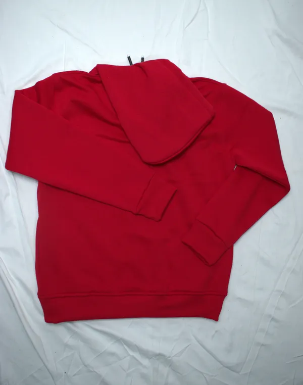 Red_Cotton_Fleece_Hoodie_For_Kids