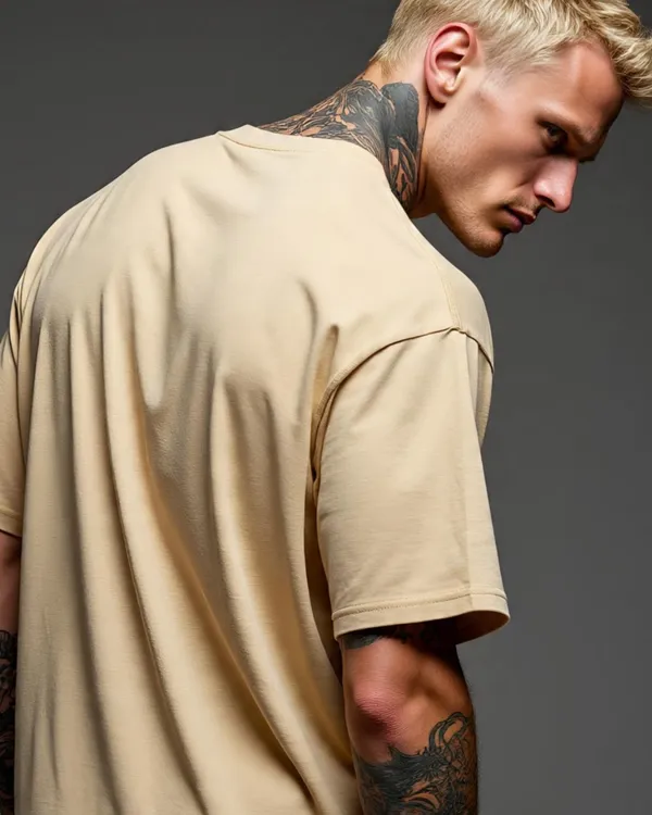 Biege_Oversized_T-Shirt_For_Unisex