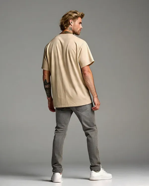 Biege_Oversized_T-Shirt_For_Unisex