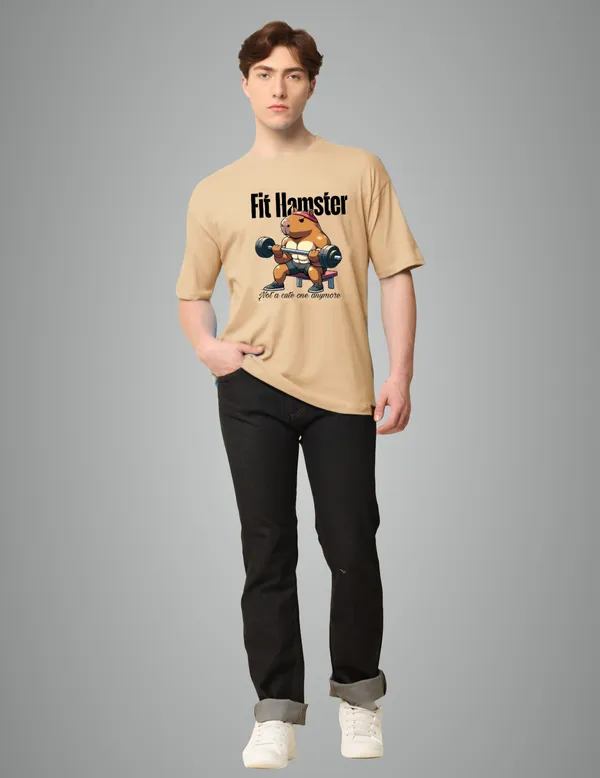 Biege_Premium_Cotton_Oversized_Tshirt_For_Men
