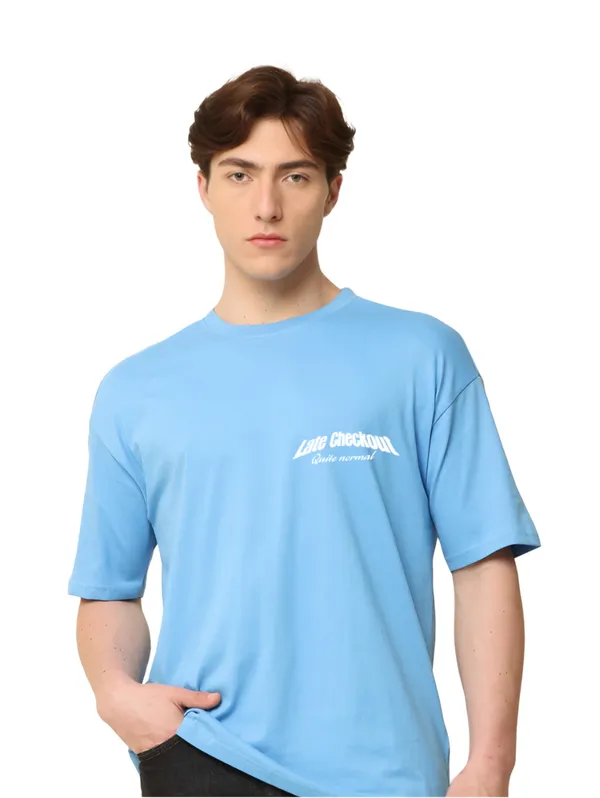 Sky_Blue_Premium_Cotton_Oversized_Tshirt_For_Men