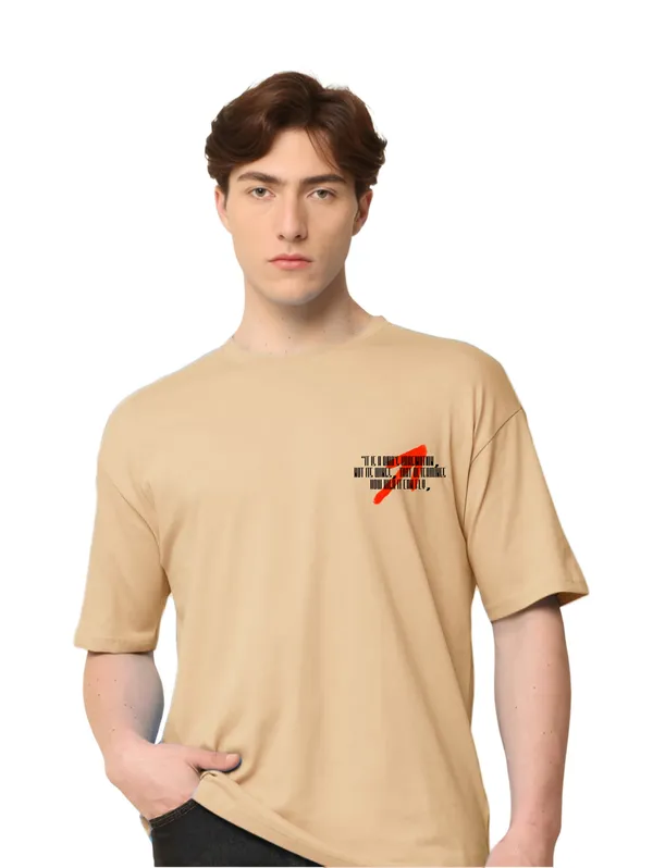 Biege_Premium_Cotton_Oversized_Tshirt_For_Men