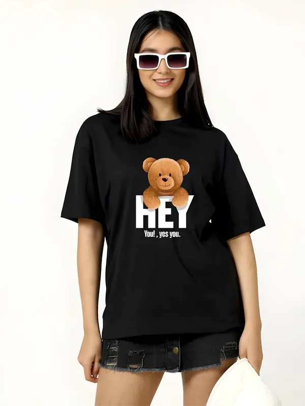Black_Premium_Cotton_Oversized_Tshirt_For_Women