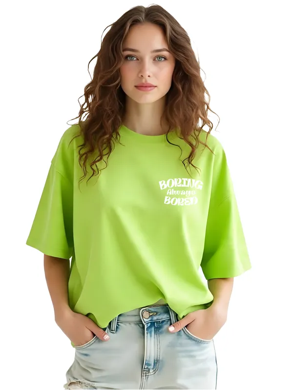 Lime_And_Green_Premium_Cotton_Oversized_Tshirt_For_Men