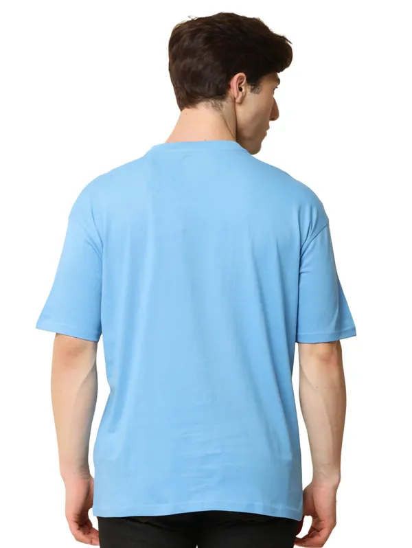 Sky_Blue_Premium_Cotton_Oversized_Tshirt_For_Men